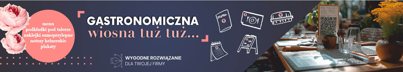 druki materiały dla gastronomii